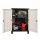 Gardeon Outdoor Rattan Storage Cabinet 92cm Beige - Lockable, Weather-Resistant, Adjustable Shelf, Premium Plastic