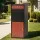 Gardeon Freestanding Parcel Drop Box, Steel, 42x38x102cm, Black, Secure 2-Slot Design, Water-Resistant, Large Capacity