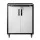 Giantz Rolling Tool Cabinet Adjustable Shelf Heavy-Duty Steel Storage Black and Grey with Lock and Wheels