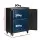 Giantz Rolling Tool Cabinet 75cm Heavy-Duty Steel Storage with Adjustable Shelf Double Doors and Wheels Black