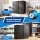 Giantz Steel Tool Cabinet Wall Mount Adjustable Shelf Lockable Storage Black