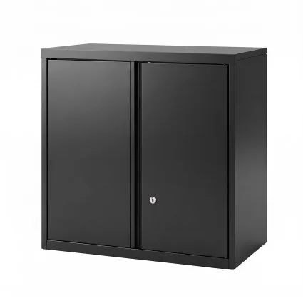 Giantz Steel Tool Cabinet Wall Mount Adjustable Shelf Lockable Storage Black