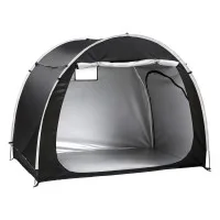 Giantz Bike Storage Tent 200cm x 150cm x 165cm Water-Resistant UV Shelter with Ventilation Black Giantz Bike Storage Tent 200cm x 150cm x 165cm Water-Resistant UV Shelter with Ventilation Black