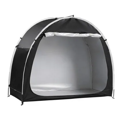 Giantz Bike Storage Tent 200cm Waterproof UV Protection Ventilation Black