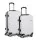 Wanderlite 2pcs Luggage Trolley Set, ABS Hard Shell, 20