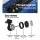 Wanderlite 2pc Luggage Trolley Travel Suitcase Set, ABS Hard Case, 20