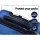 Wanderlite 2pc Luggage Trolley Travel Suitcase Set, ABS Hard Case, 20
