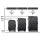 Wanderlite 3pc Luggage Trolley Set, ABS Hard Case, 20