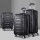 Wanderlite 3pc Luggage Trolley Set, ABS Hard Case, 20
