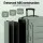 Wanderlite 3pc Luggage Set - Grey Green, Lightweight Hard Case, TSA Locks, 360° Dual Wheels, Sizes 20
