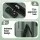 Wanderlite 3pc Luggage Set - Grey Green, Lightweight Hard Case, TSA Locks, 360° Dual Wheels, Sizes 20