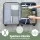 Wanderlite 3pc Luggage Set - Grey Green, Lightweight Hard Case, TSA Locks, 360° Dual Wheels, Sizes 20