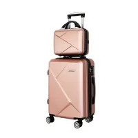 Wanderlite 2pc Luggage Set, ABS Hard Shell, 12