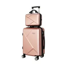 Wanderlite 2pc Luggage Set, ABS Hard Shell, 12