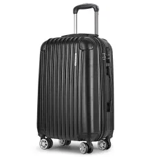Wanderlite Luggage Trolley Travel Set, ABS Hard Shell, 20