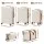Wanderlite 5pc Luggage Set: Lightweight ABS Hard Shell, TSA Locks, 360° Dual Wheels, 20