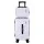 Wanderlite 2 Piece White Trunk Luggage Set 12