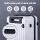 Wanderlite 2 Piece White Trunk Luggage Set 12