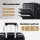 Wanderlite 28-Inch Trunk Luggage Suitcase 90L with USB and Type-C Ports, TSA Lock and 360° Spinner Wheels Black