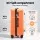 Wanderlite 28 inch Trunk Luggage 5 Wheel Spinner TSA Lock USB Type C 90L ABS Orange Suitcase Travel Gear