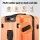 Wanderlite 28 inch Trunk Luggage 5 Wheel Spinner TSA Lock USB Type C 90L ABS Orange Suitcase Travel Gear