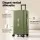 Wanderlite 75cm Vertical Trunk Luggage with USB and Type-C Ports TSA Lock 360-Degree Dual Spinner Wheels Olive Green