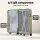 Wanderlite 75cm Vertical Trunk Luggage with USB and Type-C Ports TSA Lock 360-Degree Dual Spinner Wheels Olive Green
