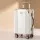 Wanderlite 20-Inch Carry On Luggage Suitcase Aluminium Frame TSA Lock Spinner Wheels White Gold