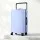 Wanderlite 28 inch Wide Handle Suitcase Light Blue Large Capacity 360° Wheels TSA Lock PC Shell Aluminium Handle