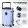 Wanderlite 28 inch Wide Handle Suitcase Light Blue Large Capacity 360° Wheels TSA Lock PC Shell Aluminium Handle
