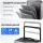 Wanderlite 28 inch Wide Handle Suitcase Light Blue Large Capacity 360° Wheels TSA Lock PC Shell Aluminium Handle