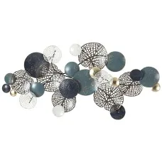 Artiss 132cm Metal Wall Art Hanging Sculpture - Multicoloured Tree Design with Leaf Circles for Elegant Home Decor