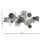 Artiss 132cm Metal Wall Art Hanging Sculpture - Multicoloured Tree Design with Leaf Circles for Elegant Home Decor