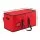 Jingle Jollys Christmas Baubles Storage Box 128 Slots, Non-Woven Fabric, Red, Zippered, 65x33x33cm, Durable Handles