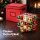 Jingle Jollys Christmas Baubles Storage Box with 64 Dividers, Oxford Fabric, 30x30x30cm, Dust-Proof, Red
