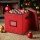 Jingle Jollys Christmas Baubles Storage Box with 64 Dividers, Oxford Fabric, 30x30x30cm, Dust-Proof, Red