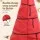 Jingle Jollys Christmas Tree Storage Bag Red Oxford Fits Up to 8ft Tree, Zipper Closure, Large Capacity, Durable