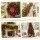 Jingle Jollys 12-Piece Red Velvet Christmas Tree Bows 12.5 x 26cm Decorations for Trees Wreaths and Garlands