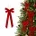 Jingle Jollys 12-Piece Red Velvet Christmas Tree Bows 12.5 x 26cm Decorations for Trees Wreaths and Garlands