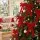 Jingle Jollys 12-Piece Red Velvet Christmas Tree Bows 12.5 x 26cm Decorations for Trees Wreaths and Garlands