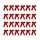 Jingle Jollys 24 Piece Red Velvet Christmas Tree Bows 9cm x 9.5cm for Wreaths Garlands and Gifts