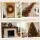 Jingle Jollys 24 Piece Red Velvet Christmas Tree Bows 9cm x 9.5cm for Wreaths Garlands and Gifts