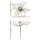Jingle Jollys 14Pcs White Poinsettia Xmas Flowers Set – 25cm Lifelike Polyester Blooms for Trees, Garlands & Wreaths
