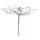 Jingle Jollys 14Pcs White Poinsettia Xmas Flowers Set – 25cm Lifelike Polyester Blooms for Trees, Garlands & Wreaths