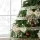 Jingle Jollys 20M Gold Christmas Ribbon - Premium Nylon with Festive Tree Print for Tree, Garland, Wreath Decor