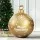 Jingle Jollys 60cm Gold Christmas Inflatable Bauble - Water-Repellent, UV-Resistant, Indoor/Outdoor Decor with Pump
