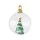 Jingle Jollys 60cm Christmas Inflatable Ball – Giant Clear Bauble Tree Decoration, Water-Repellent PVC, with Pump