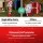 Jingle Jollys 2.4M Christmas Inflatable Candy Pole, Illuminated Outdoor Decoration, UV-Resistant 190T Polyester