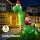 Jingle Jollys 3.8m Christmas Inflatable Santa Dinosaur with LED Lights, UV-Resistant, Water-Repellent Polyester