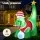 Jingle Jollys 1.86m Christmas Inflatable Dinosaur with LED Lights, 190T Polyester, Outdoor Decor, Easy Deflate